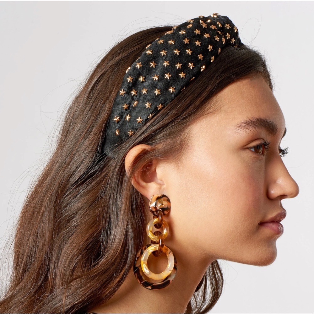 Lele Sadoughi Jet Star Studded Headband